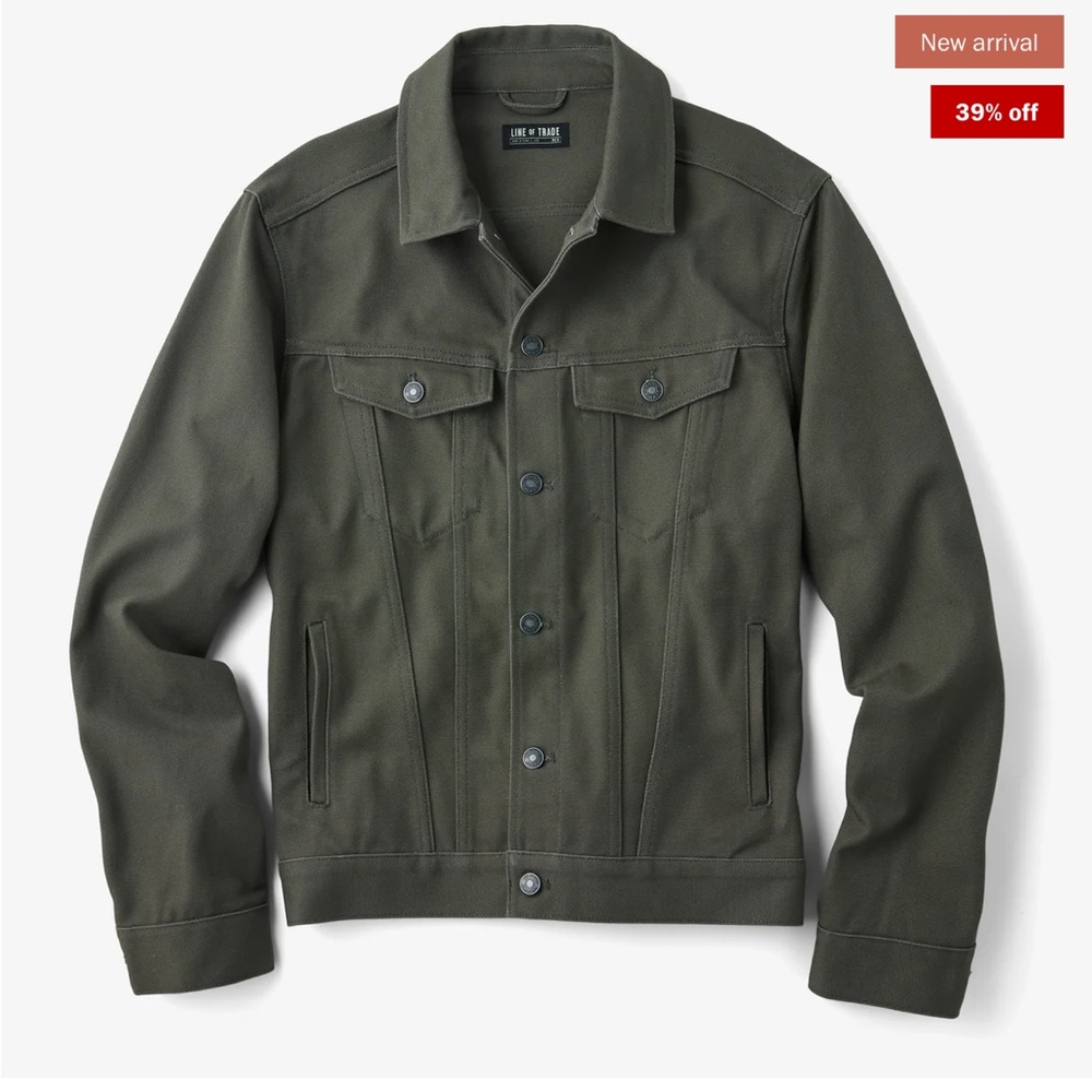 Line of Trade Canvas Trucker Jacket